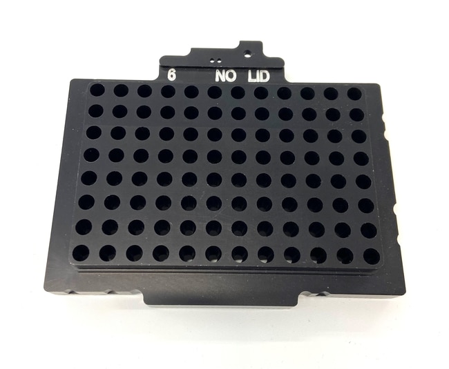96-well adapter for PCR plate without li